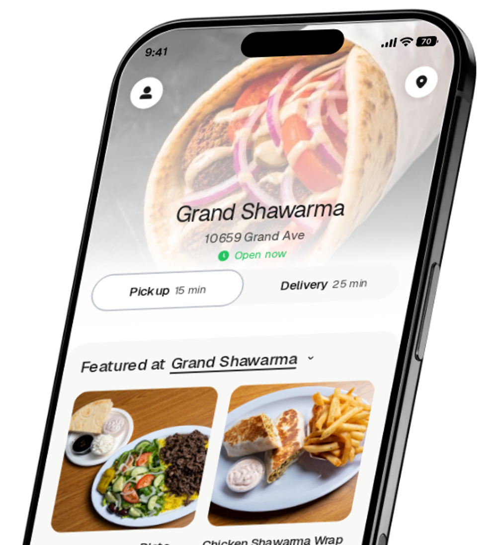 Grand Shawarma app preview