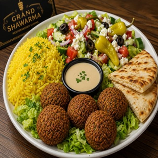 Falafel Plate.