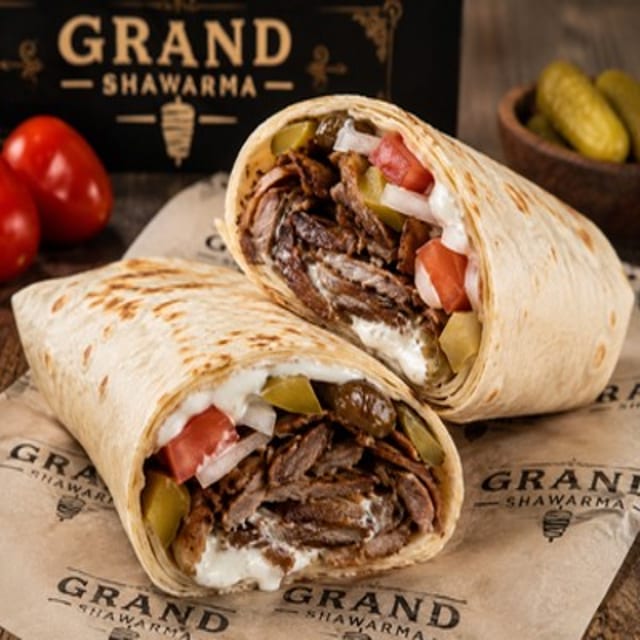 Beef Shawarma Wrap.