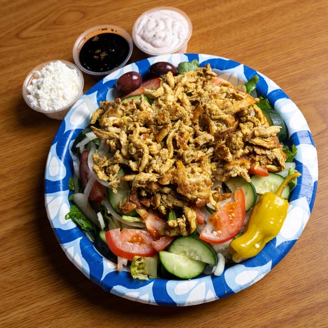 Chicken Shawarma Salad.