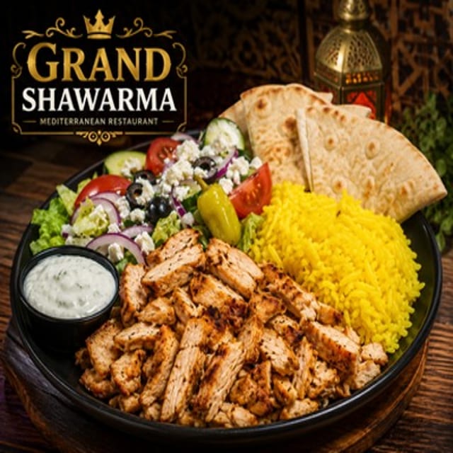 Chicken Shawarma Plate.