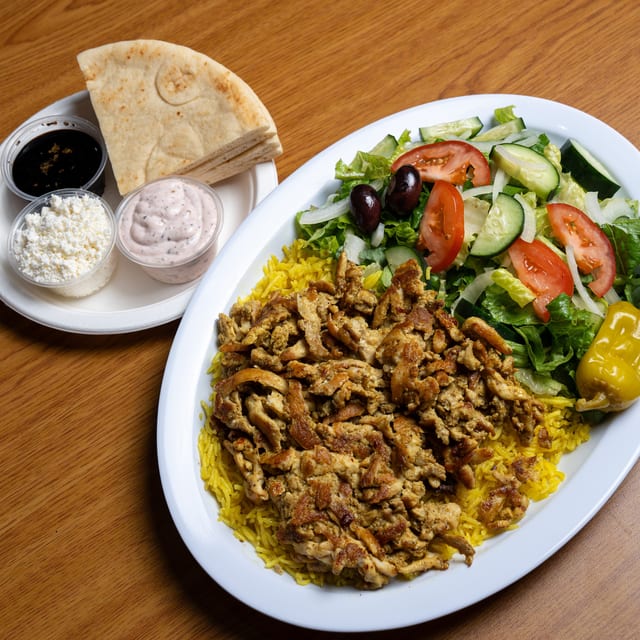 Chicken Shawarma Plate.
