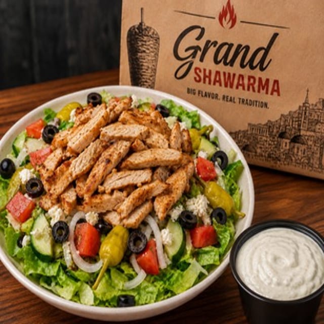 Chicken Shawarma Salad.