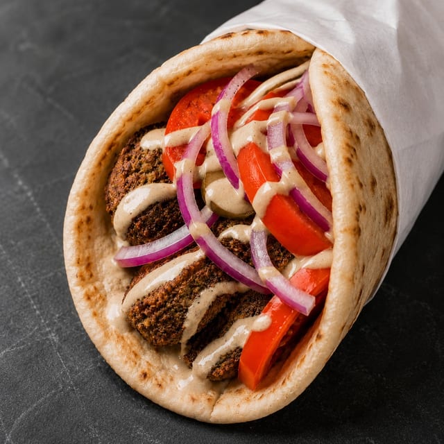 Falafel Wrap.